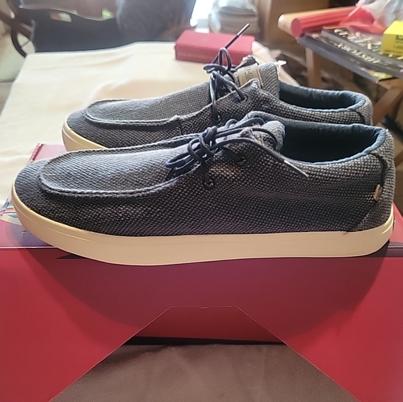 Lamo Tate Size 11 Womens Boat Shoes Navy - Picture 8 of 12